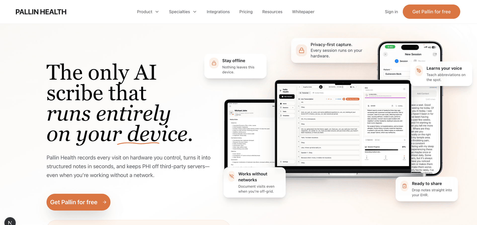 PallinHealth AI Scribe