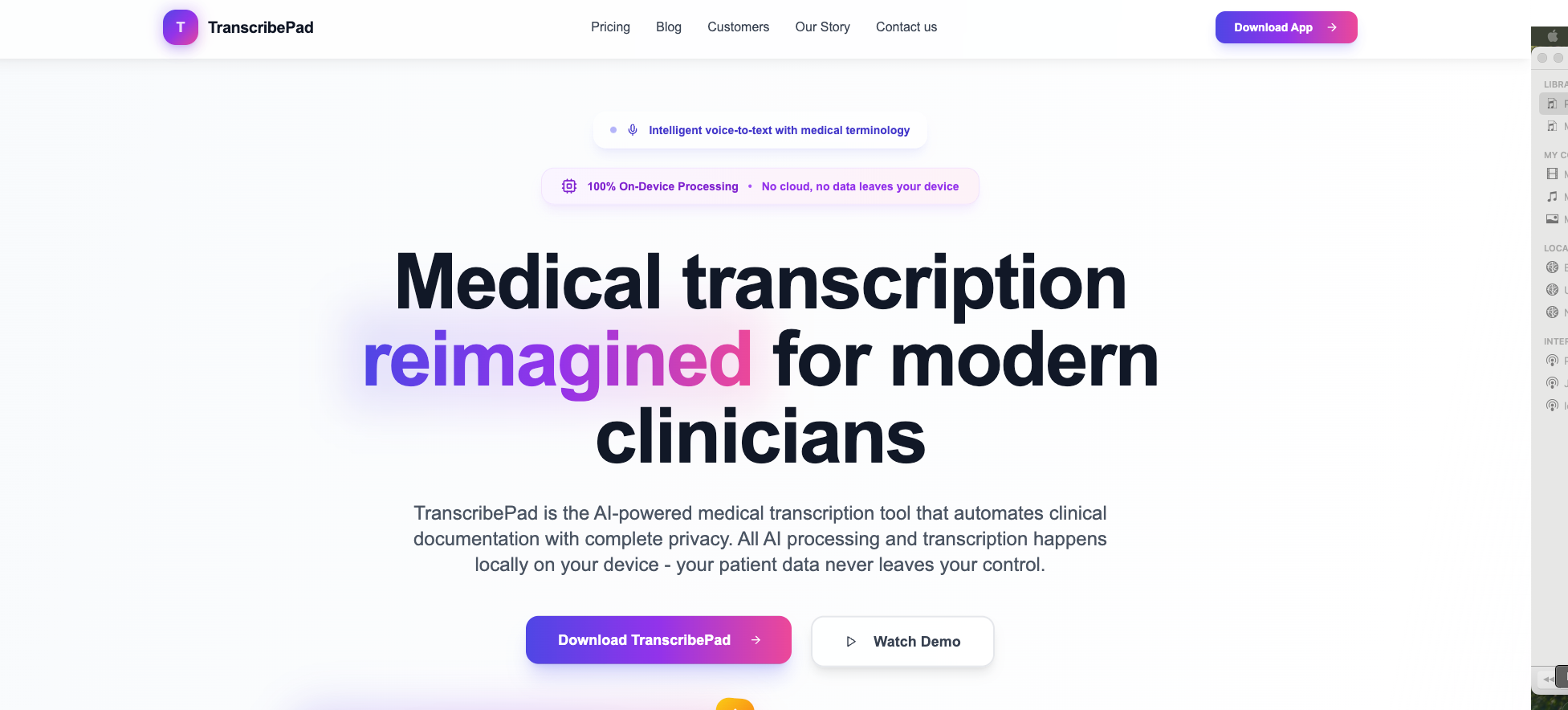 TranscribePad